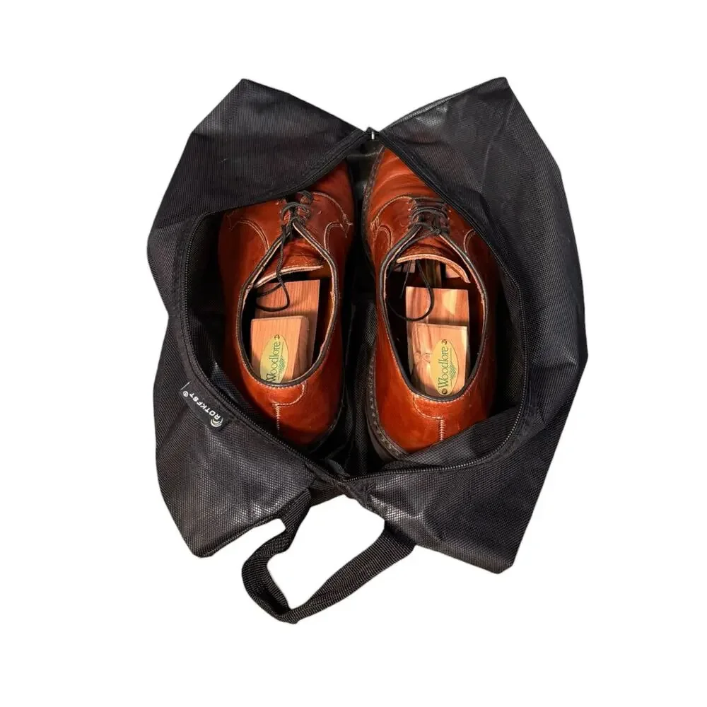 Allen Edmonds Badlands‎ Plain Toe Derby Shoes Cognac Brown Leather USA 10 3E